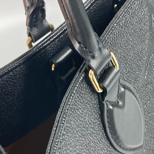LOUIS VUITTON Tote Bag M44925 Monogram Ann Platt Leather black Monogram Ann Platt On the go GM