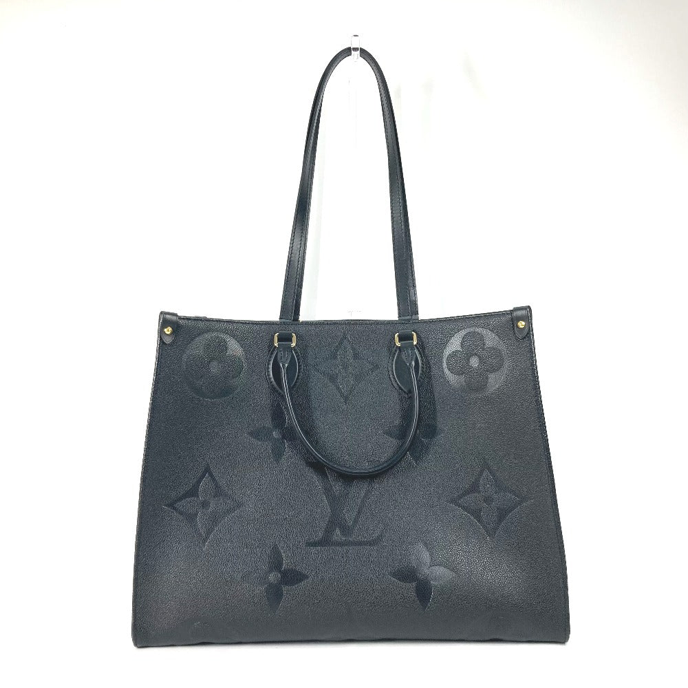 LOUIS VUITTON Tote Bag M44925 Monogram Ann Platt Leather black Monogram Ann Platt On the go GM