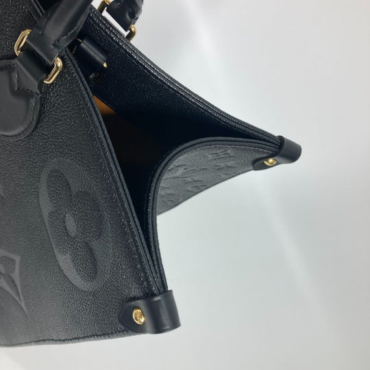 LOUIS VUITTON Tote Bag M44925 Monogram Ann Platt Leather black Monogram Ann Platt On the go GM