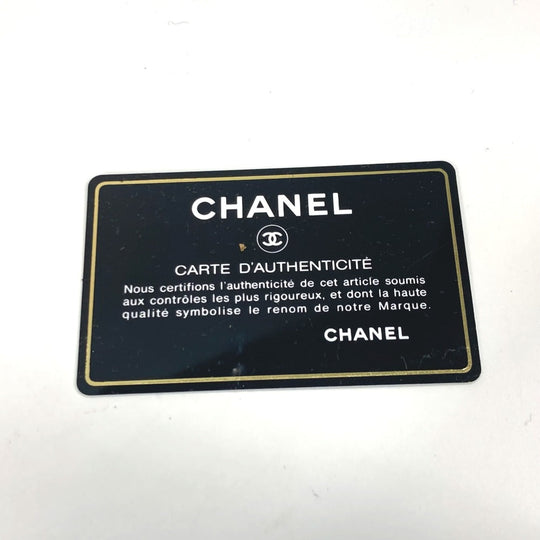 CHANEL Tote Bag Caviar skin White type Executive Tote Women Used Authentic