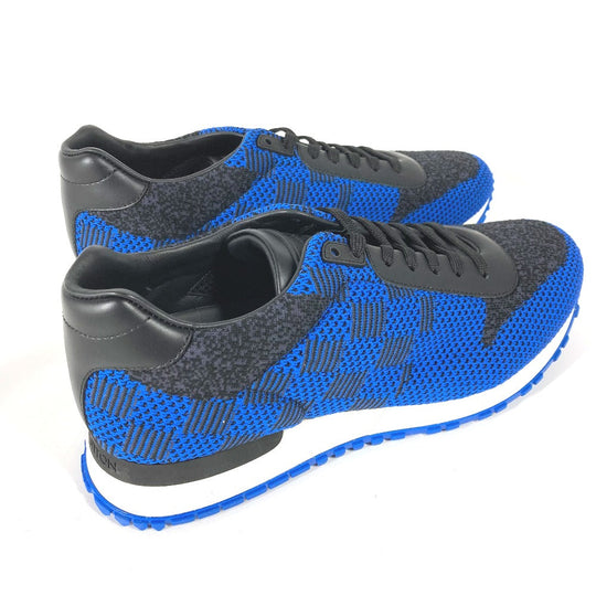 LOUIS VUITTON sneakers Fabric , Fabric blue Damier mens 7 Used Authentic