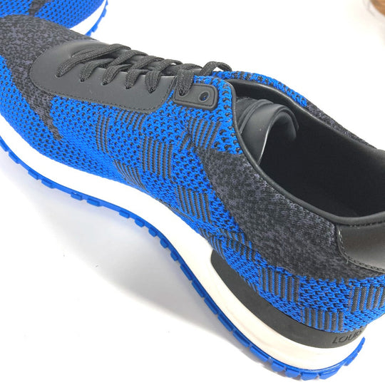 LOUIS VUITTON sneakers Fabric , Fabric blue Damier mens 7 Used Authentic