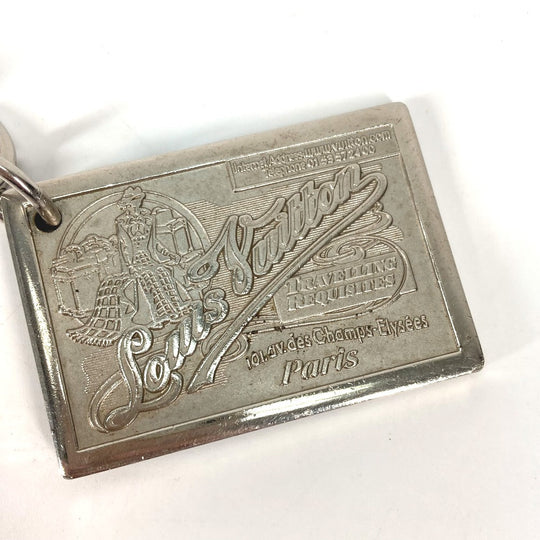 LOUIS VUITTON key ring M65374 metal Silver Portocre Jean Women Used Authentic
