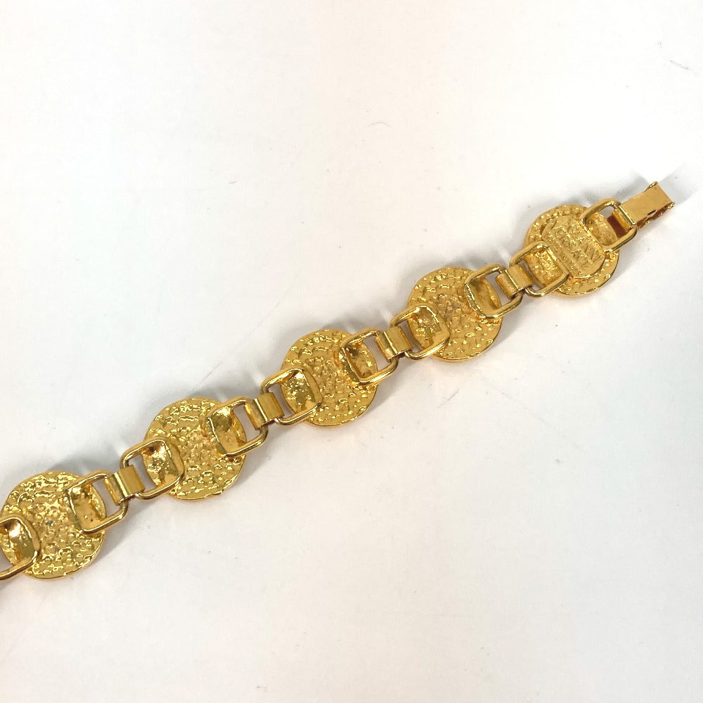 VERSACE bracelet metal gold Medusa Women Used Authentic