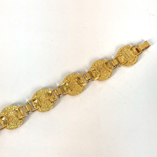 VERSACE bracelet metal gold Medusa Women Used Authentic