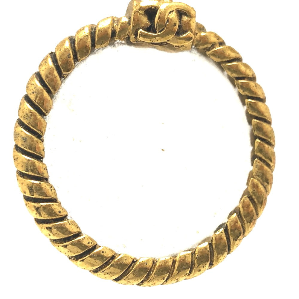 CHANEL Necklace metal gold vintage Loupe Women Used Authentic