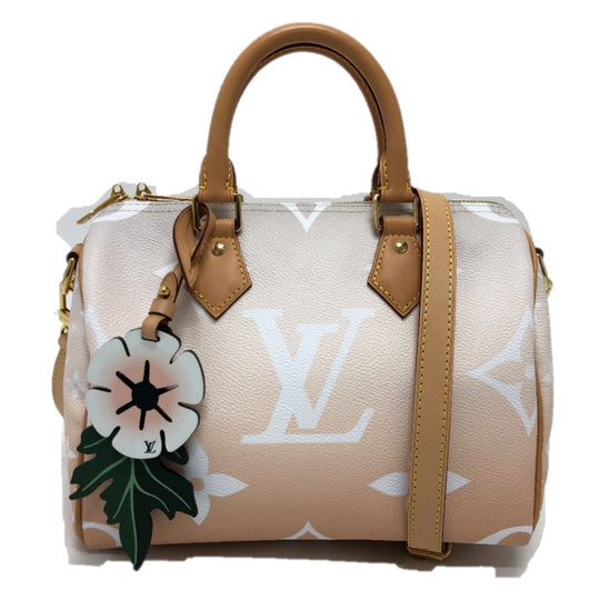 LOUIS VUITTON Shoulder Bag M45722 Monogram giant canvas pink Monogram Giant Gradient Speedy bandouliere25 Women Used Authentic