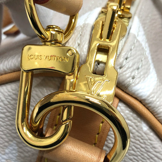 LOUIS VUITTON Shoulder Bag M45722 Monogram giant canvas pink Monogram Giant Gradient Speedy bandouliere25 Women Used Authentic