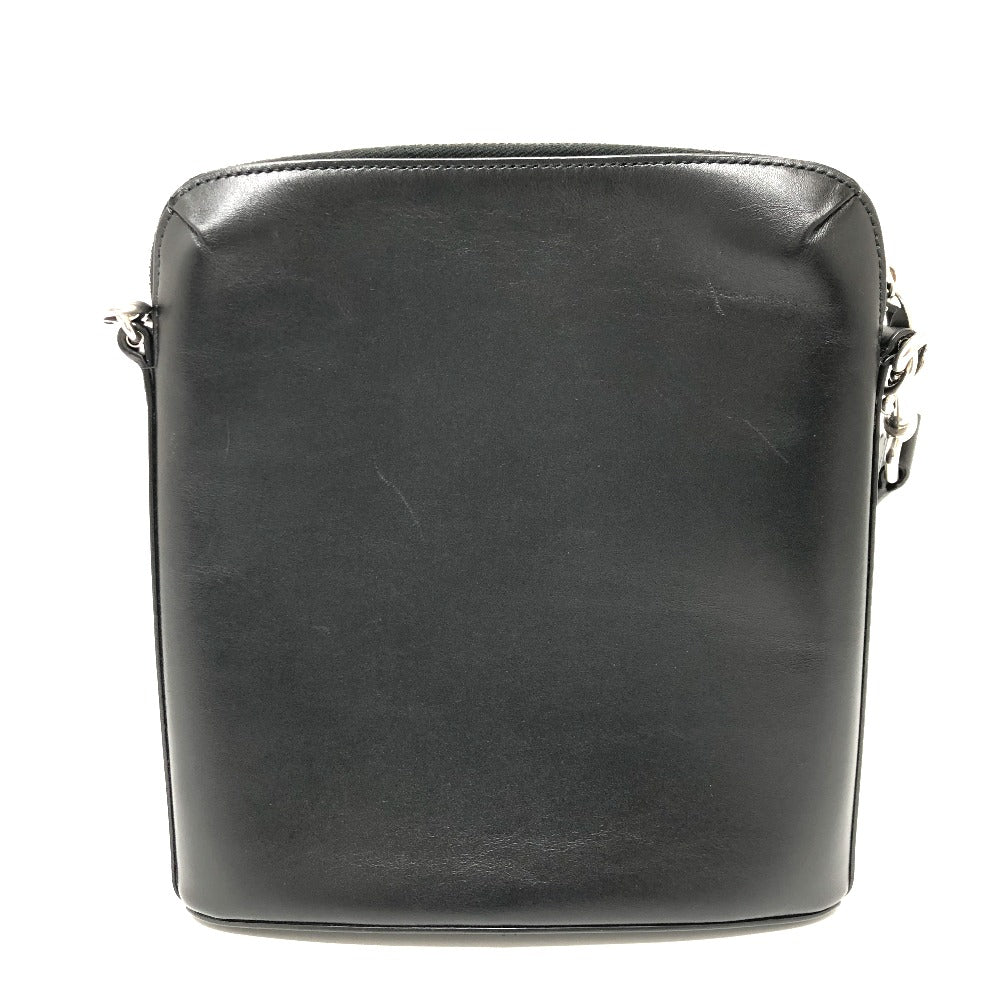 SAINT LAURENT PARIS Shoulder Bag leather black logo unisex(Unisex) Used Authentic