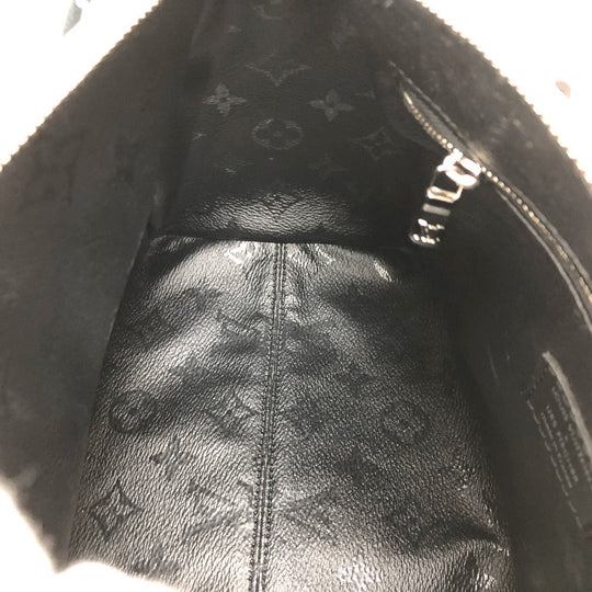 LOUIS VUITTON Boston Duffel bag M45563 leather White x black Tufted Monogram Canvas VxUF Speedy bandouliere 25 Women Used Authentic