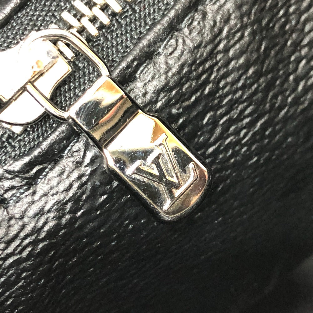 LOUIS VUITTON Boston Duffel bag M45563 leather White x black Tufted Monogram Canvas VxUF Speedy bandouliere 25 Women Used Authentic