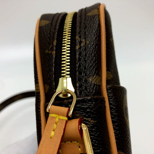 LOUIS VUITTON Shoulder Bag M57450 Monogram canvas Brown Monogram Monogram Game On Collection Panam Women Used Authentic