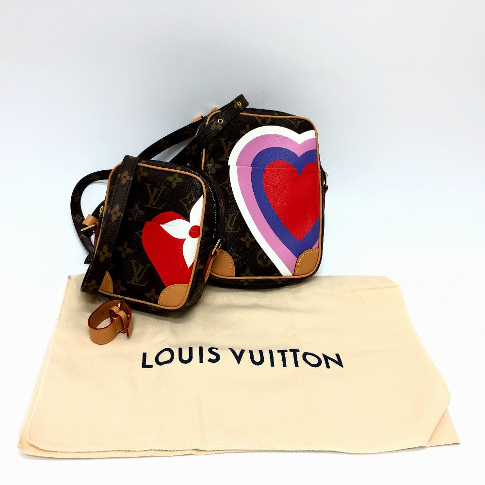 LOUIS VUITTON Shoulder Bag M57450 Monogram canvas Brown Monogram Monogram Game On Collection Panam Women Used Authentic