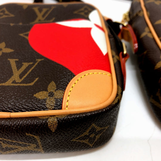 LOUIS VUITTON Shoulder Bag M57450 Monogram canvas Brown Monogram Monogram Game On Collection Panam Women Used Authentic