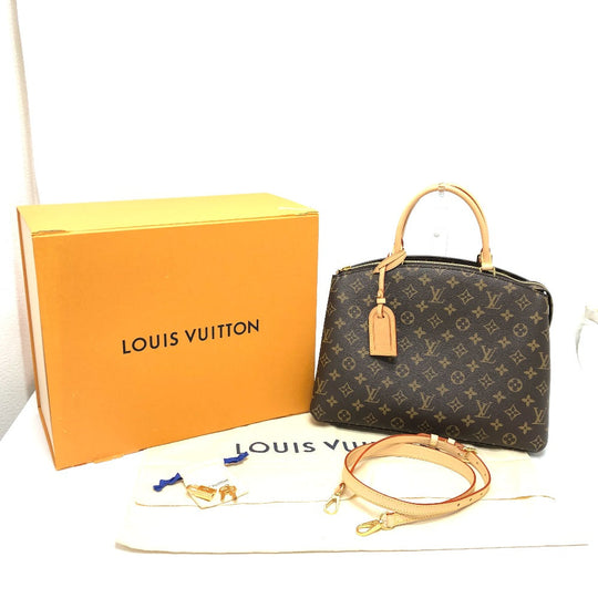 LOUIS VUITTON Handbag M45898 Monogram canvas Brown Grand Palais MM