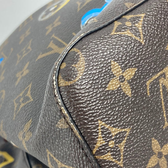 LOUIS VUITTON Shoulder Bag M44369 Monogram canvas Brown Monogram Love Block Neonoe Women Used Authentic