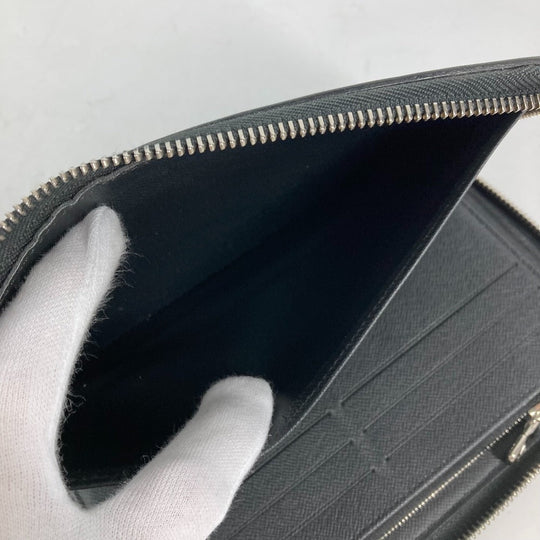 LOUIS VUITTON Long Wallet Purse M62643  Epi Leather black Epi Zippy Organizer NM mens Used Authentic