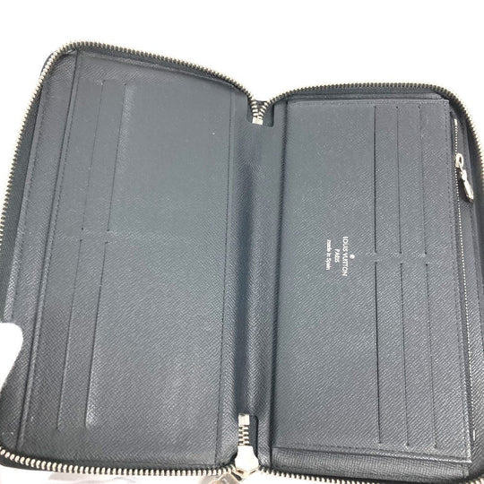 LOUIS VUITTON Long Wallet Purse M62643  Epi Leather black Epi Zippy Organizer NM mens Used Authentic