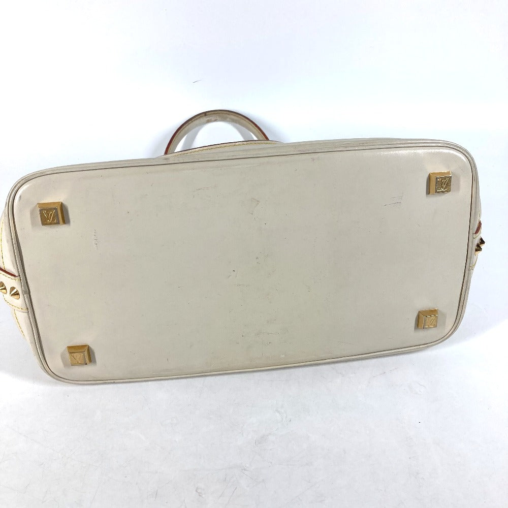 LOUIS VUITTON Handbag M91874 Suhari leather white Suhari LockitMM