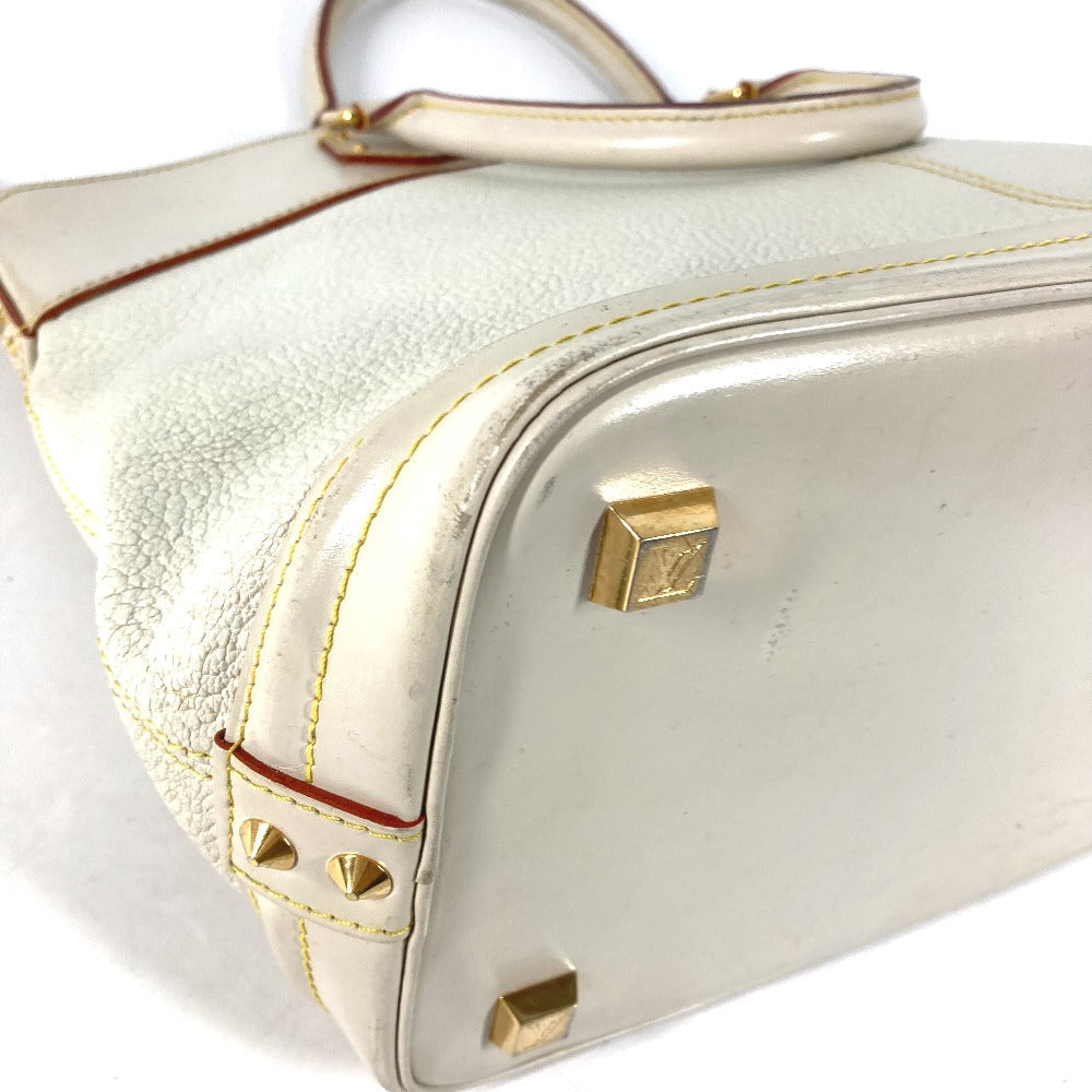 LOUIS VUITTON Handbag M91874 Suhari leather white Suhari LockitMM
