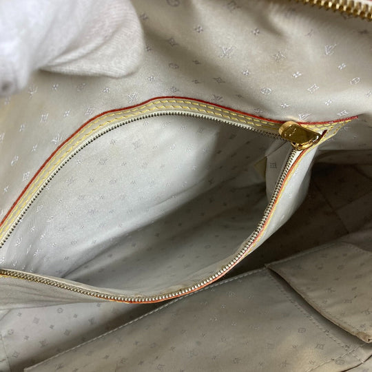 LOUIS VUITTON Handbag M91874 Suhari leather white Suhari LockitMM