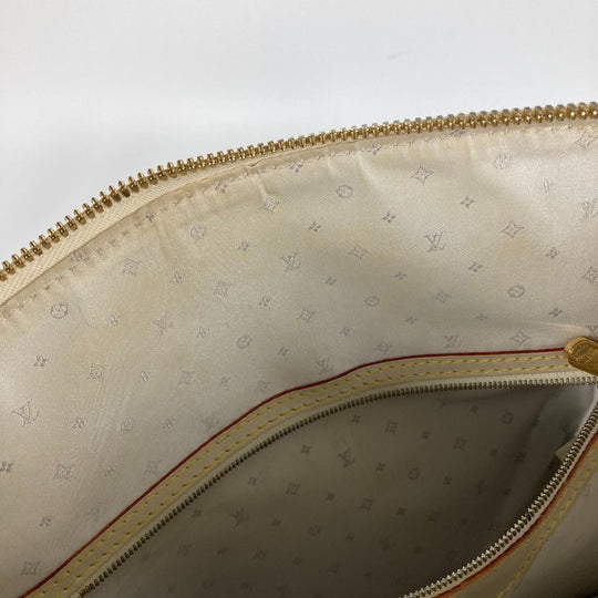 LOUIS VUITTON Handbag M91874 Suhari leather white Suhari LockitMM