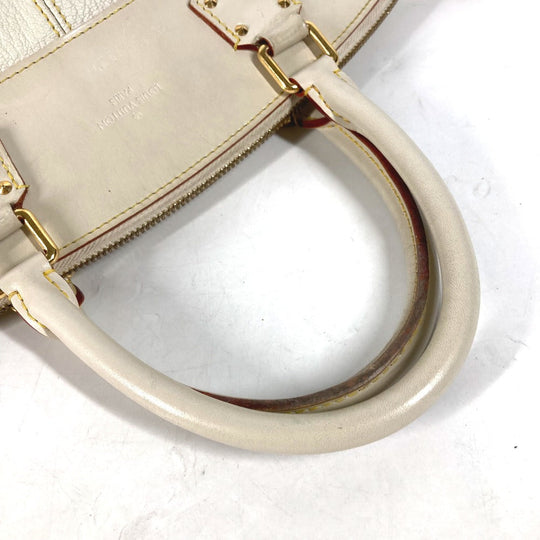 LOUIS VUITTON Handbag M91874 Suhari leather white Suhari LockitMM