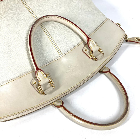 LOUIS VUITTON Handbag M91874 Suhari leather white Suhari LockitMM