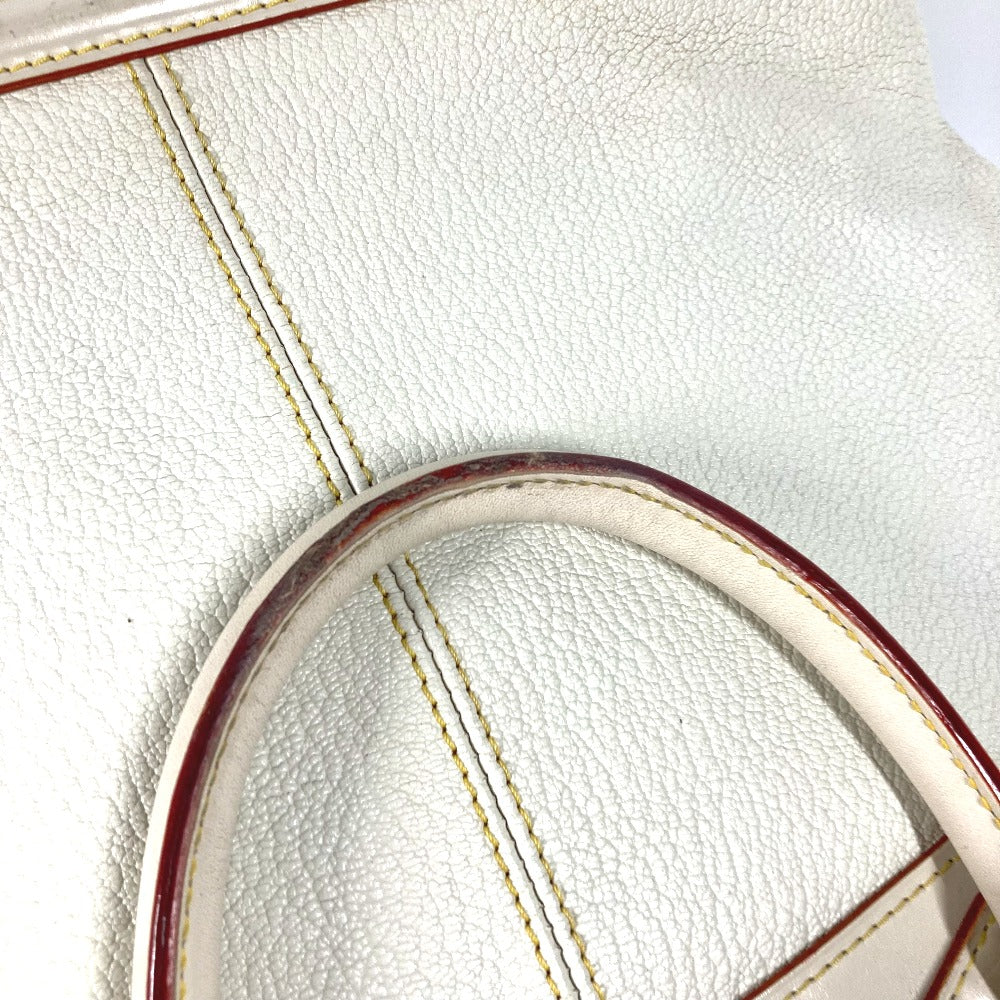 LOUIS VUITTON Handbag M91874 Suhari leather white Suhari LockitMM