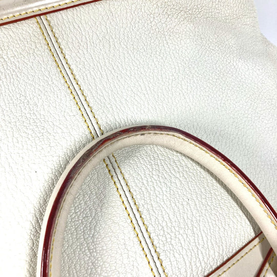 LOUIS VUITTON Handbag M91874 Suhari leather white Suhari LockitMM