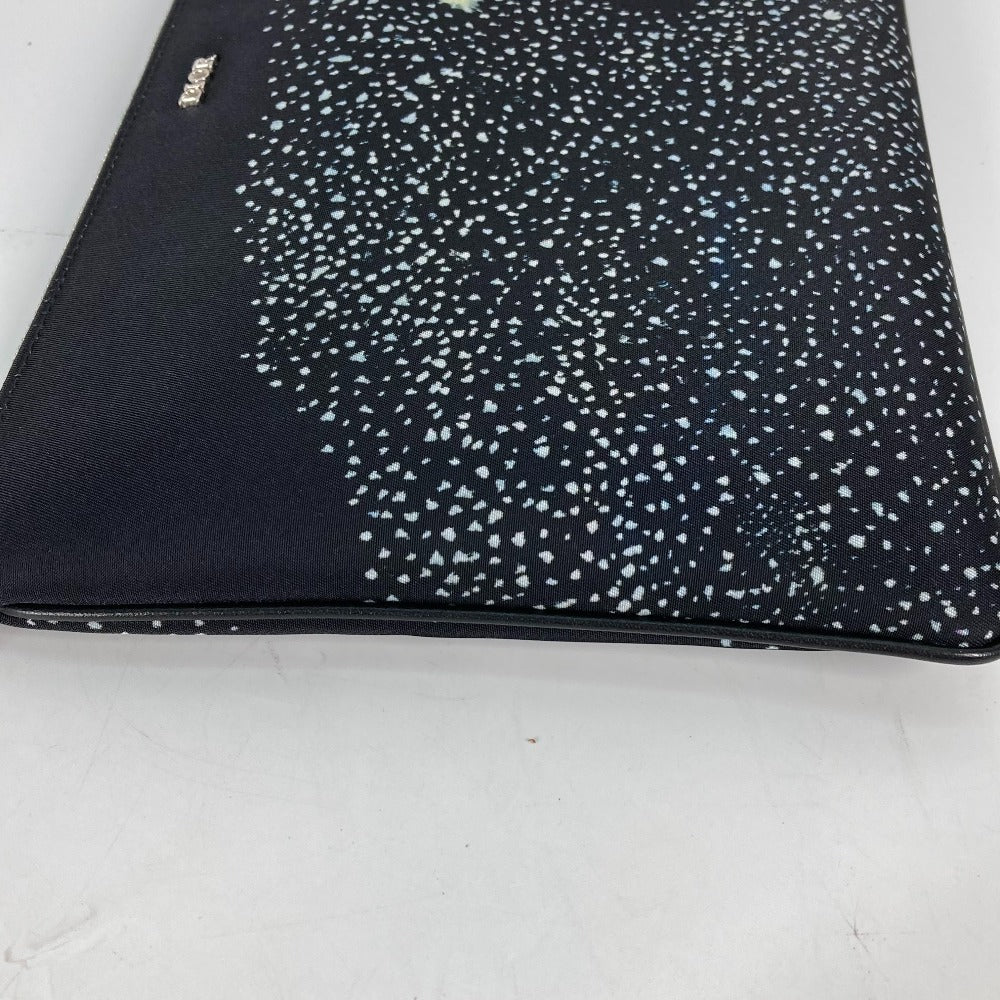 Dior Clutch bag Nylon black Pouch Kenny Scharf collaboration mens Used Authentic