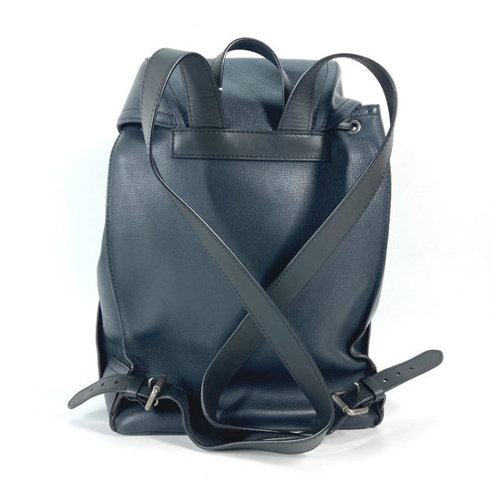 LOUIS VUITTON Backpack M54960 Utah leather Navy Utah Canyon Backpack mens Used Authentic