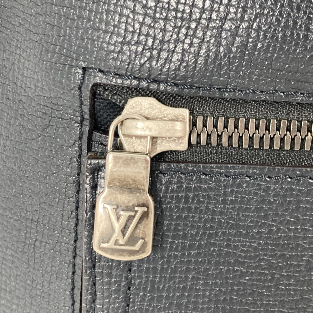 LOUIS VUITTON Backpack M54960 Utah leather Navy Utah Canyon Backpack mens Used Authentic