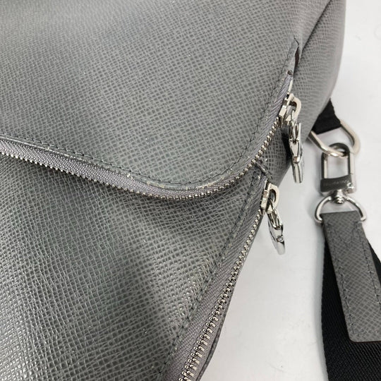 LOUIS VUITTON Sling bag M30951 Taiga Leather gray Taiga Avenue Sling Bag mens Used Authentic