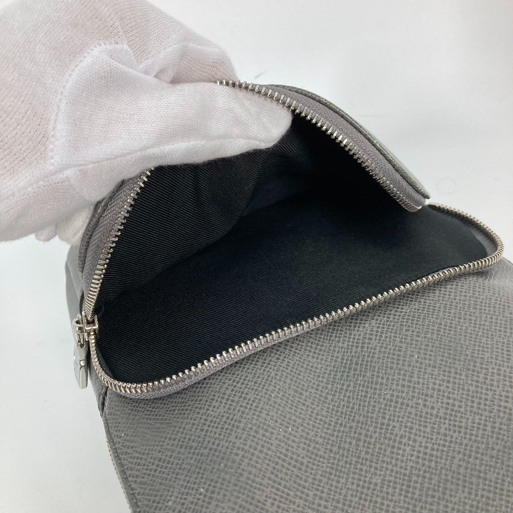 LOUIS VUITTON Sling bag M30951 Taiga Leather gray Taiga Avenue Sling Bag mens Used Authentic