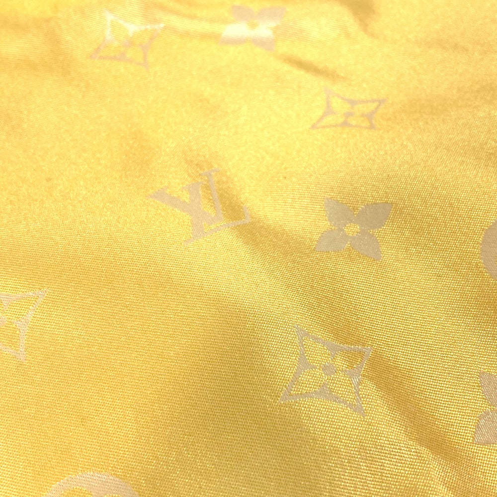 LOUIS VUITTON shawl silk yellow Monogram Women Used Authentic