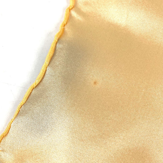 LOUIS VUITTON shawl silk yellow Monogram Women Used Authentic