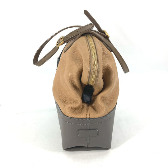 FENDI Shoulder Bag 8MN232 leather beige By color Celeria Women Used Authentic