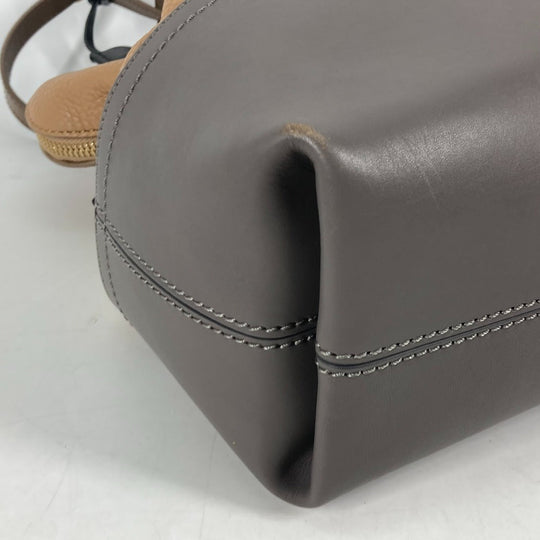 FENDI Shoulder Bag 8MN232 leather beige By color Celeria Women Used Authentic