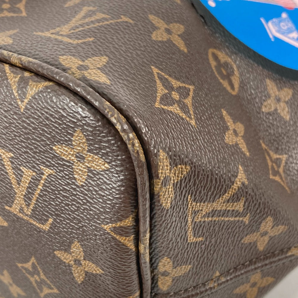 LOUIS VUITTON Shoulder Bag M42844 Monogram canvas Brown My Monogram World Tour Neverfull MM Women Used Authentic