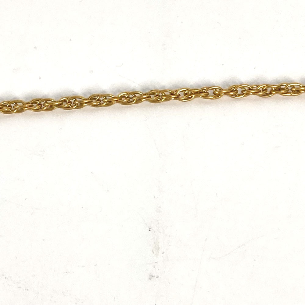 CHANEL Necklace metal gold vintage CC COCO Mark Coin Women Used Authentic