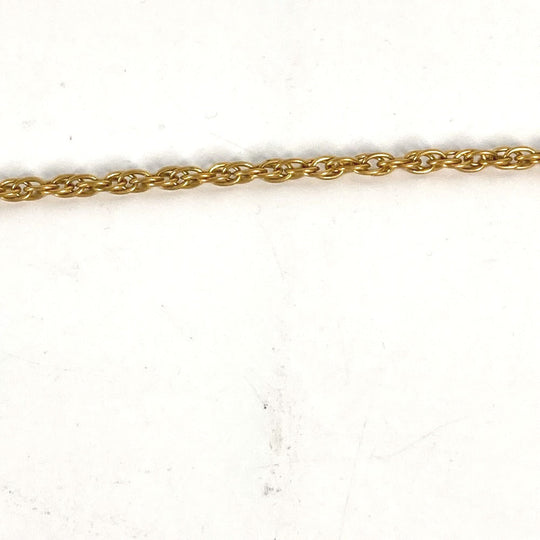CHANEL Necklace metal gold vintage CC COCO Mark Coin Women Used Authentic