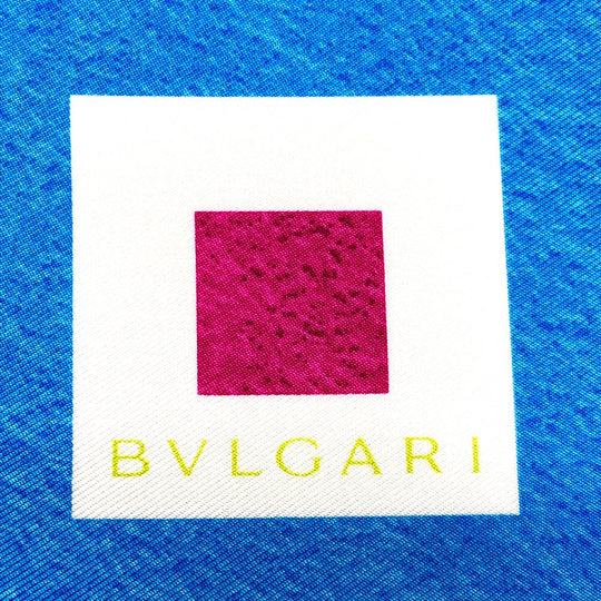 BVLGARI Shoulder Bag Leather / nylon blue Overall handle Women Secondhand Authentic