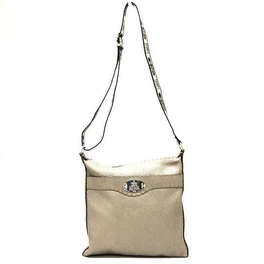 FENDI Shoulder Bag leather Metallic color Celeria Women Used Authentic