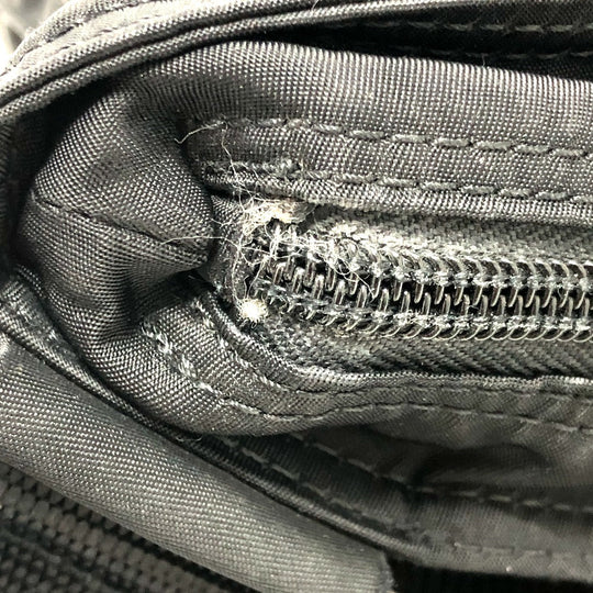 PRADA Shoulder Bag Nylon black Triangle logo Women Secondhand Authentic