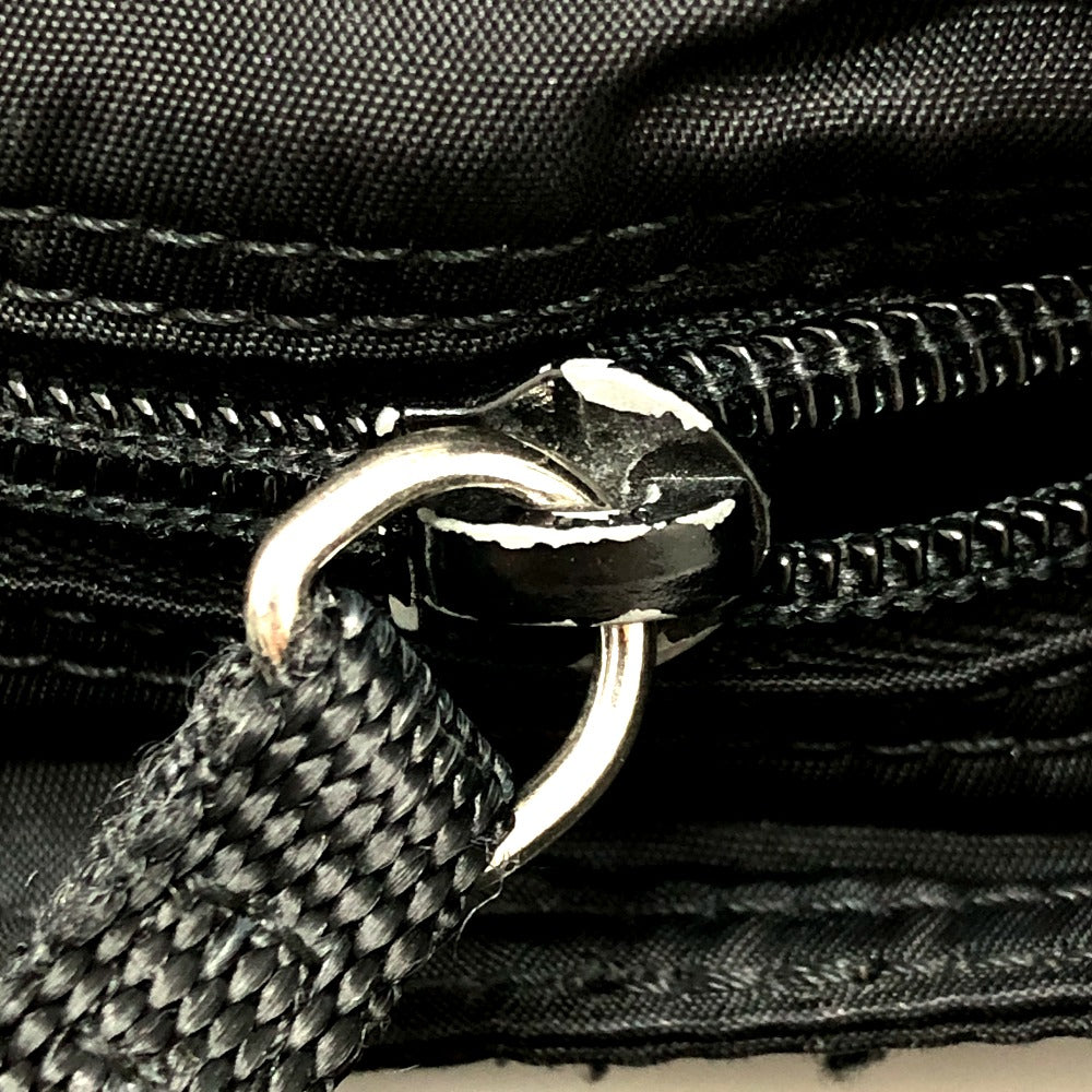 PRADA Shoulder Bag Nylon black Triangle logo Women Secondhand Authentic