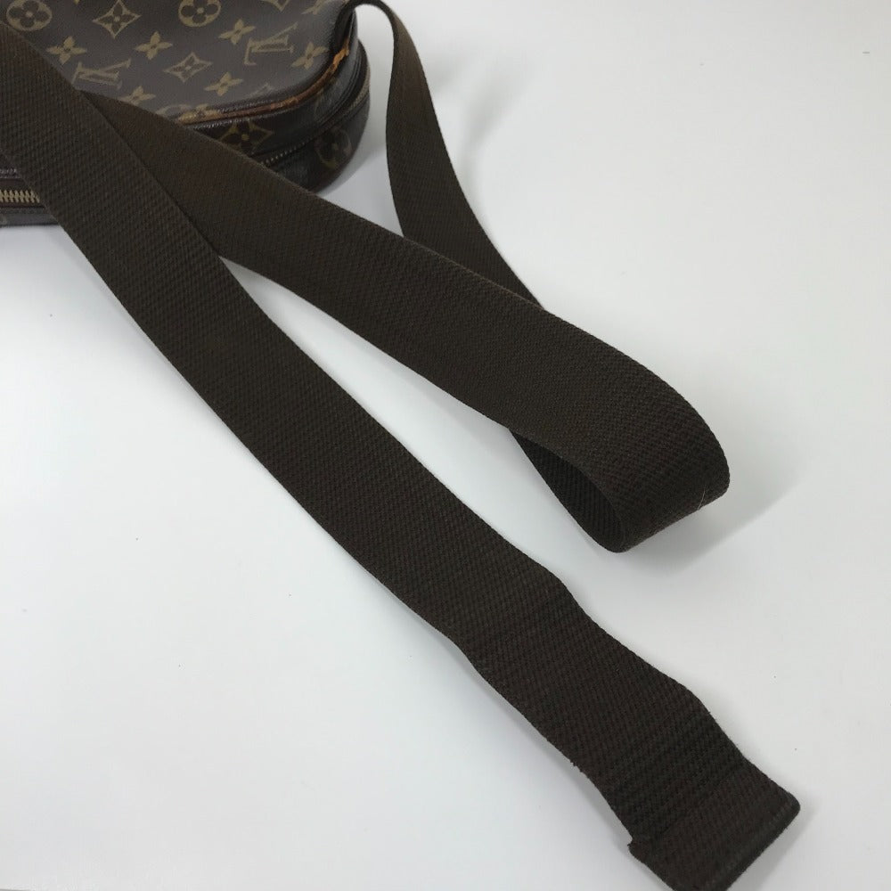 LOUIS VUITTON Sling bag M51780 Monogram canvas Brown Monogram Pochette Gange mens Used Authentic