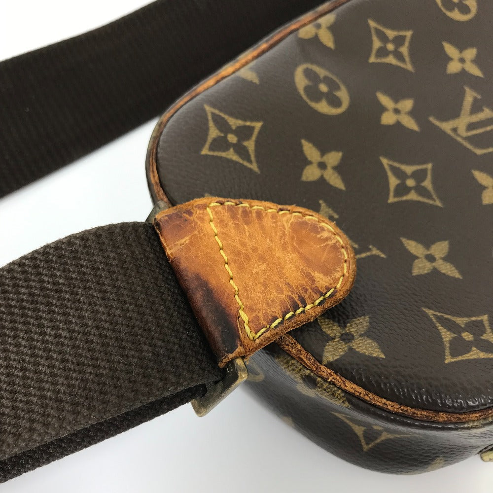 LOUIS VUITTON Sling bag M51780 Monogram canvas Brown Monogram Pochette Gange mens Used Authentic