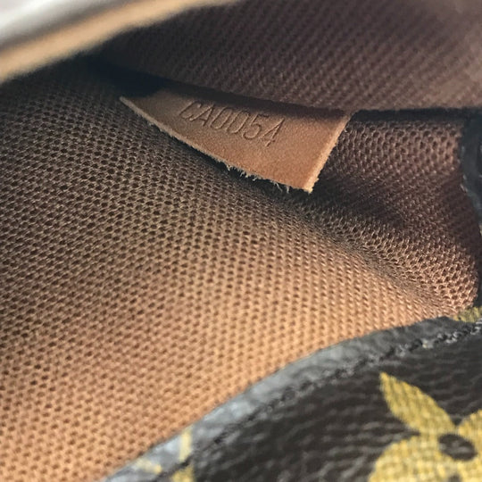 LOUIS VUITTON Sling bag M51780 Monogram canvas Brown Monogram Pochette Gange mens Used Authentic