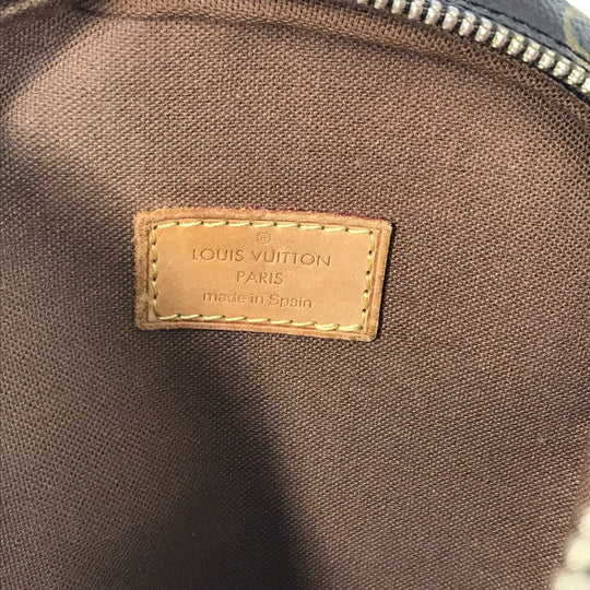 LOUIS VUITTON Sling bag M51780 Monogram canvas Brown Monogram Pochette Gange mens Used Authentic